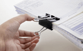 Large 2" (51mm) Black Binder Clip (12/Pack)