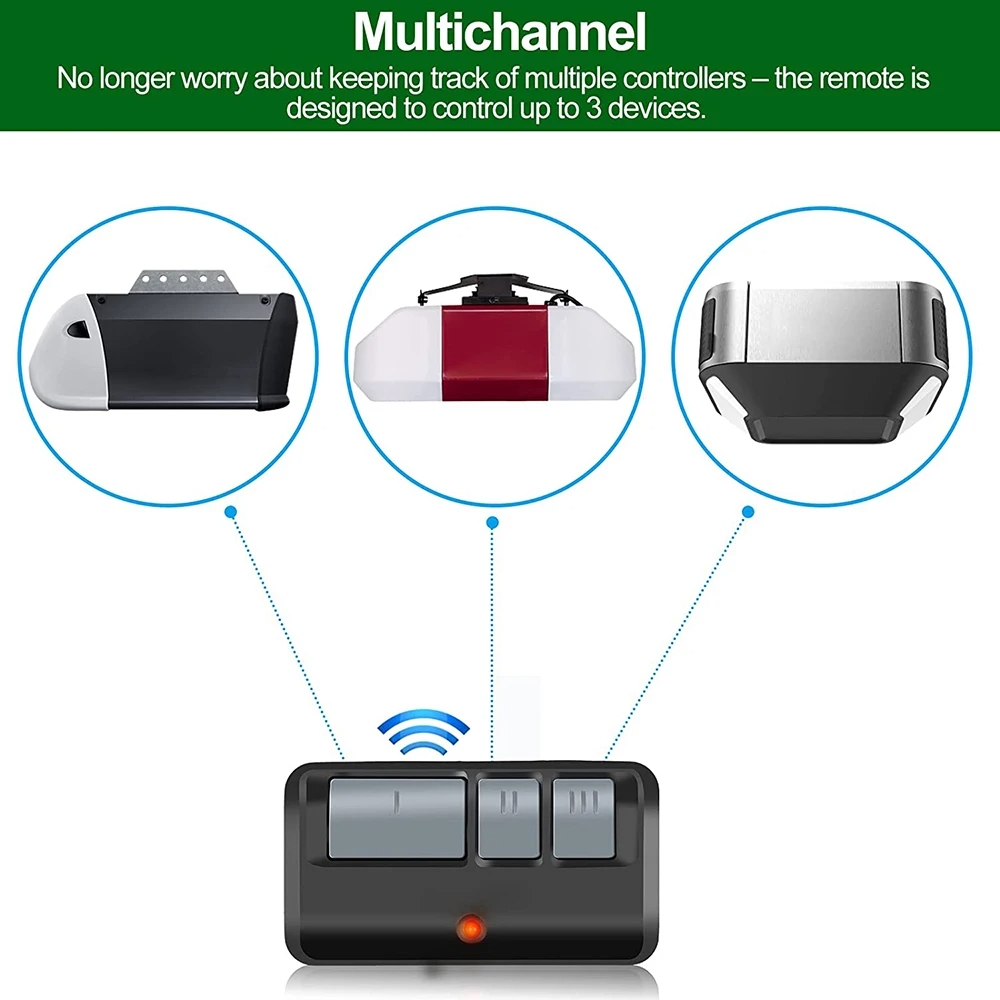 DuoPack for Chamberlain LiftMaster 893LM Garage Door Opener Remote