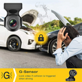 170° Full HD 1080P Wi-Fi Enabled Vehicle DVR with G-Sensor