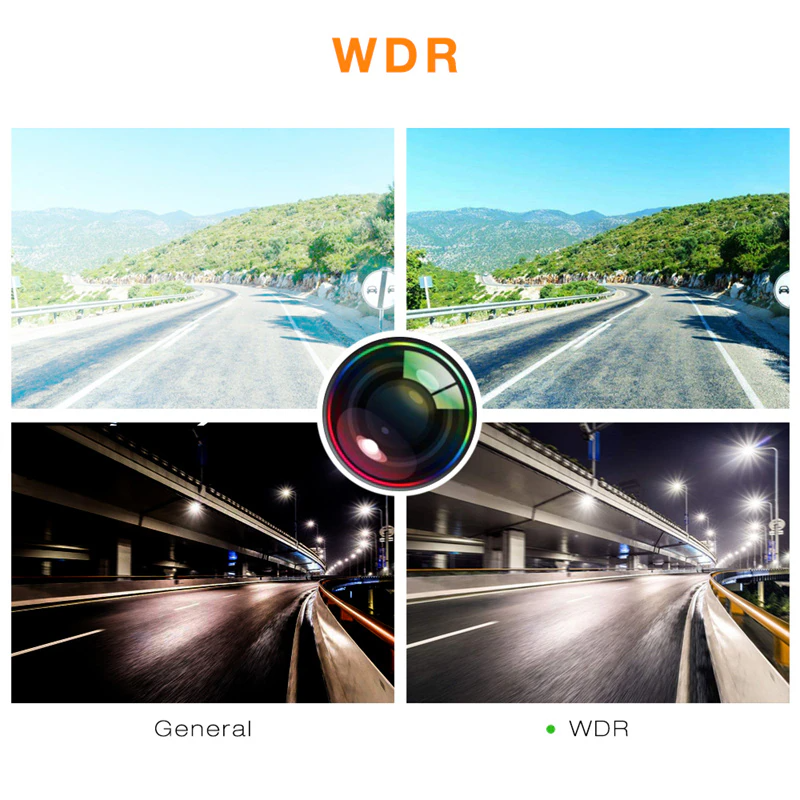 170° Full HD 1080P Wi-Fi Enabled Vehicle DVR with G-Sensor