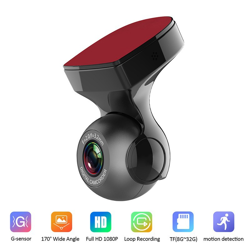 170° Full HD 1080P Wi-Fi Enabled Vehicle DVR with G-Sensor