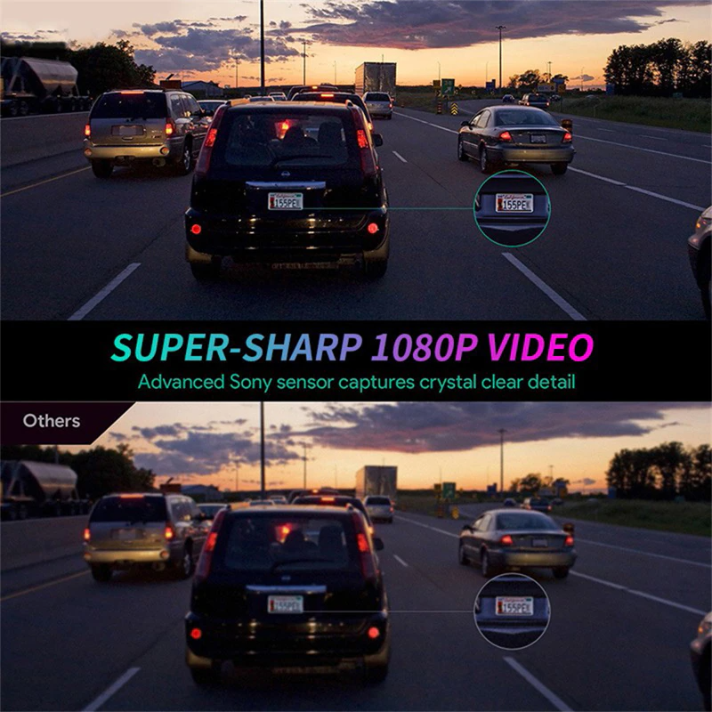 170° Full HD 1080P Wi-Fi Enabled Vehicle DVR with G-Sensor