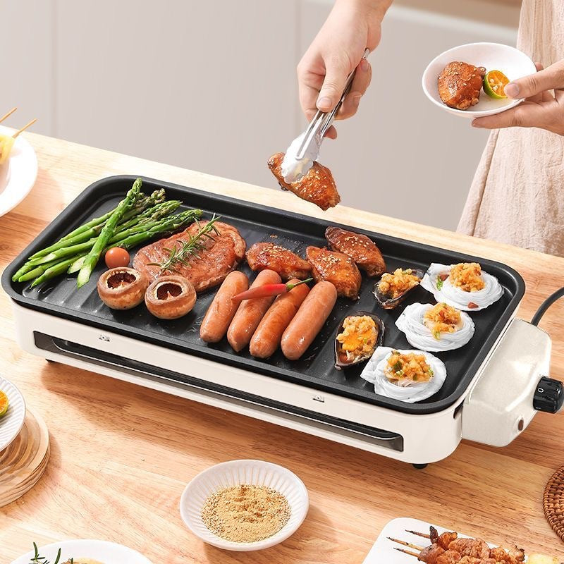 Elegant Indoor Culinary Grill: Smokeless Electric BBQ Masterpiece