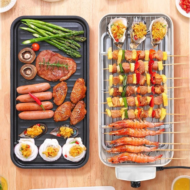 Elegant Indoor Culinary Grill: Smokeless Electric BBQ Masterpiece