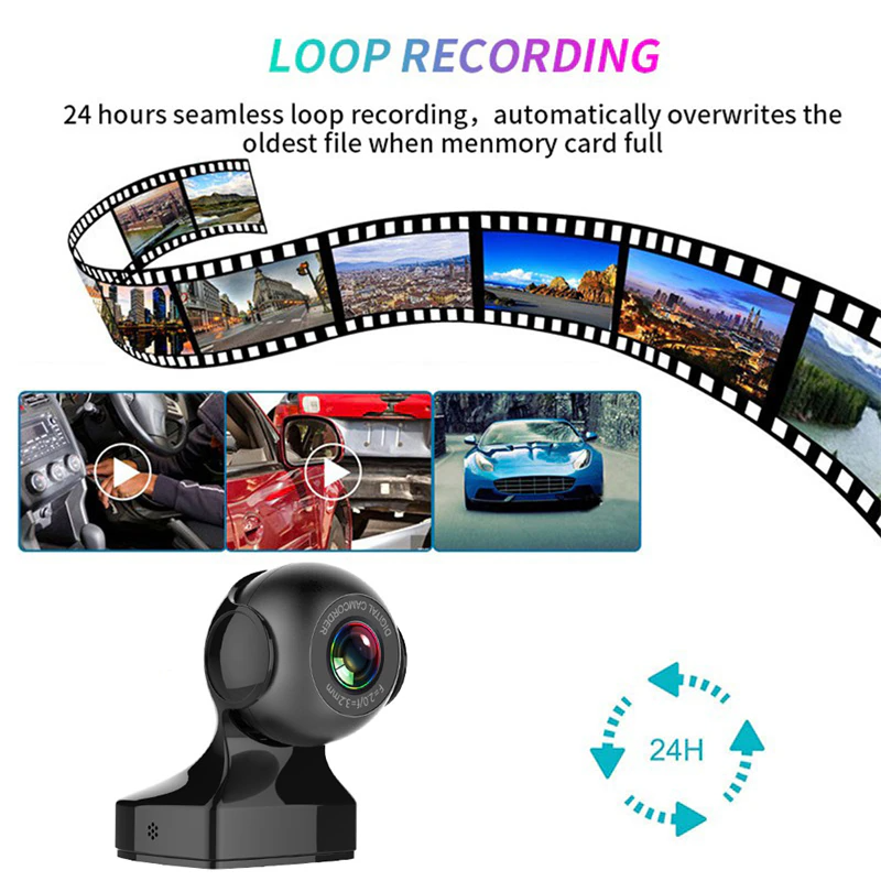170° Full HD 1080P Wi-Fi Enabled Vehicle DVR with G-Sensor